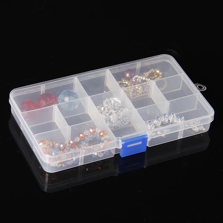 Оптовая продажа 20 шт пластиковый регулируемый отсек Коробка для хранения