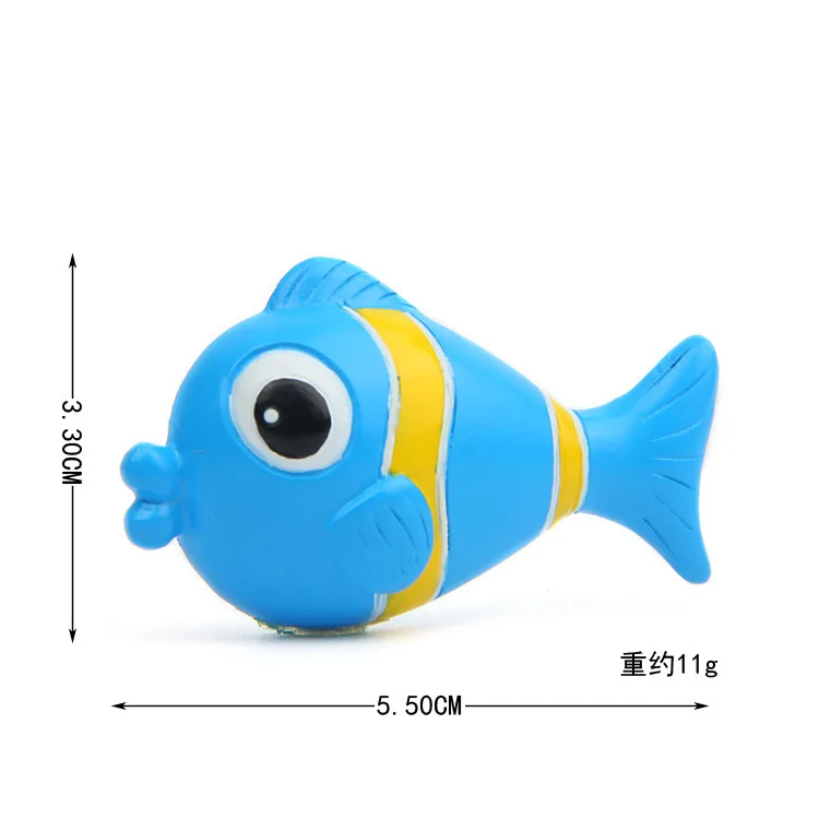 2 шт/набор красочные рыбы 3D Действие фигурный магнит мультфильм шаблон магнитные