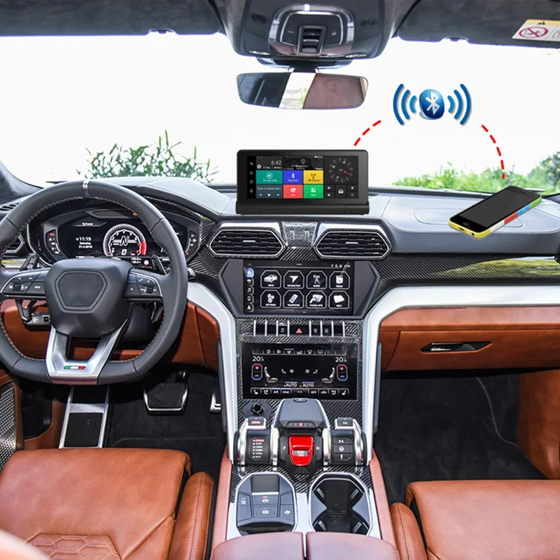 AfmoDVR 7 &quotADAS Автомобильный dvr gps Android Автомобильная камера wifi 1080 P Dash Cam видео