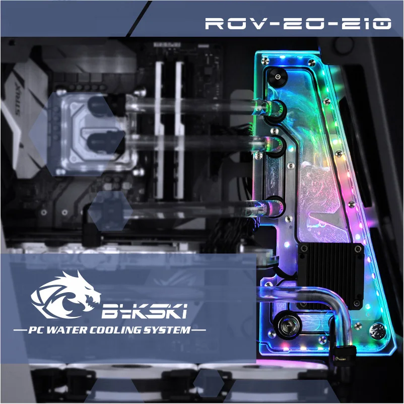 Bykski RGV-ZG-Z10 водная доска для Zeaginal-10 чехол RBW Intel CPU водный блок и одно здание GPU |