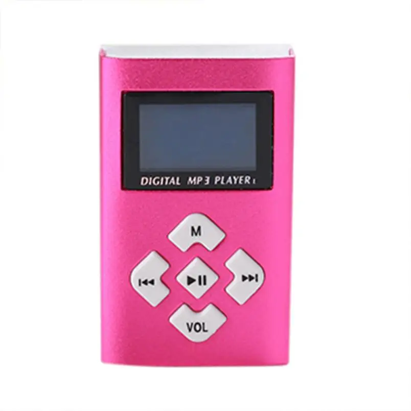 Высококачественный USB мини MP3-плеер с ЖК-экраном поддержка 8 Гб Micro SD TF карты Прямая