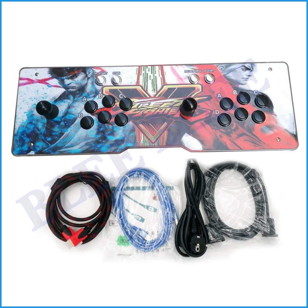 ТВ Jamma аркадная приставка 5s 1388 в 1 Игровая 2 игрока боевой джойстик с паузой HDMI/VGA