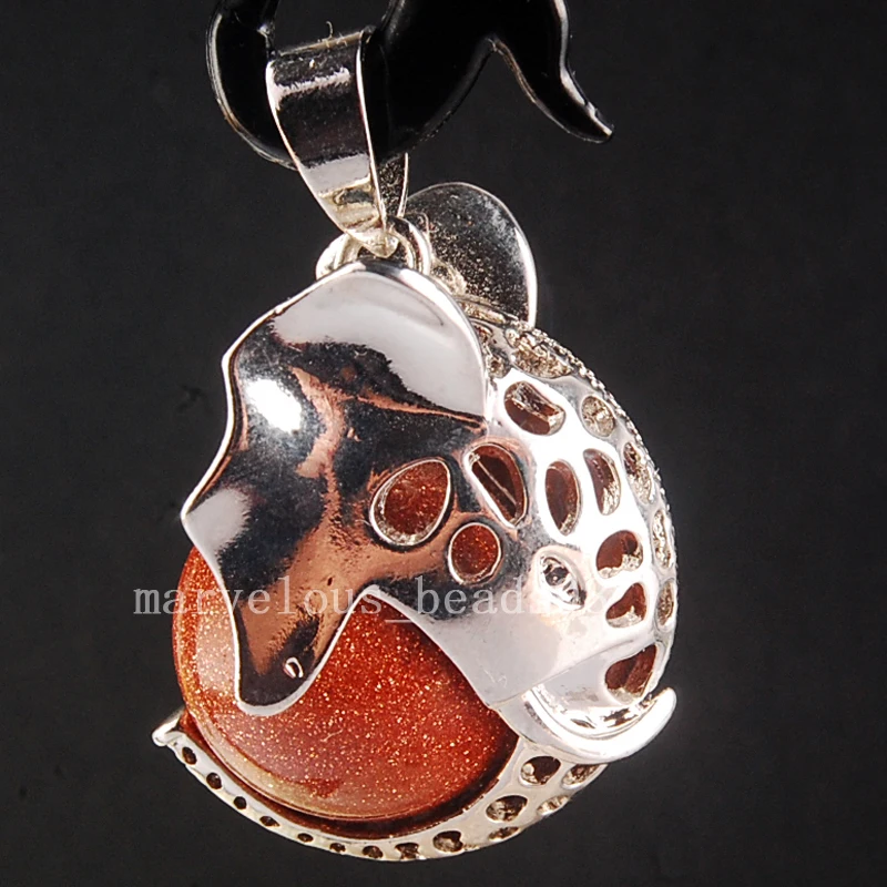 Бесплатная доставка красивые ювелирные изделия 18x20 мм Золотой Камень Слон