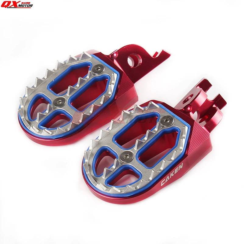Красная ножная педаль с ЧПУ для CR CRF CR125 CR250 CRF250R CRF450R CRF250X CRF450X CR500 кроссовый