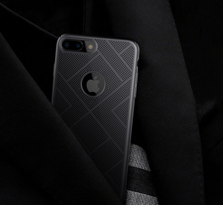 Для iphone 8 Plus Nillkin теплоотвод жесткая задняя ПК Матовая защитная Крышка Воздушный чехол Nilkin для iphone 8 Plus чехол для телефона