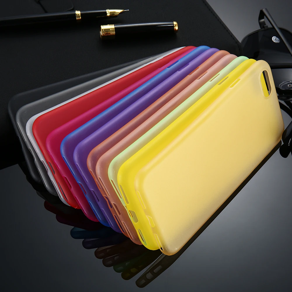 Ультратонкий чехол KISSCASE для iPhone X XS Max XR 7 8 Plus цветные жесткие чехлы 6S 6