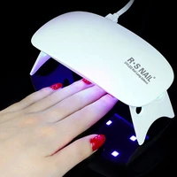 rs nail 6w uv led lamp nail dryer portable usb cable for primer gift home use nail gel polish dryer lamp for for nails art tool