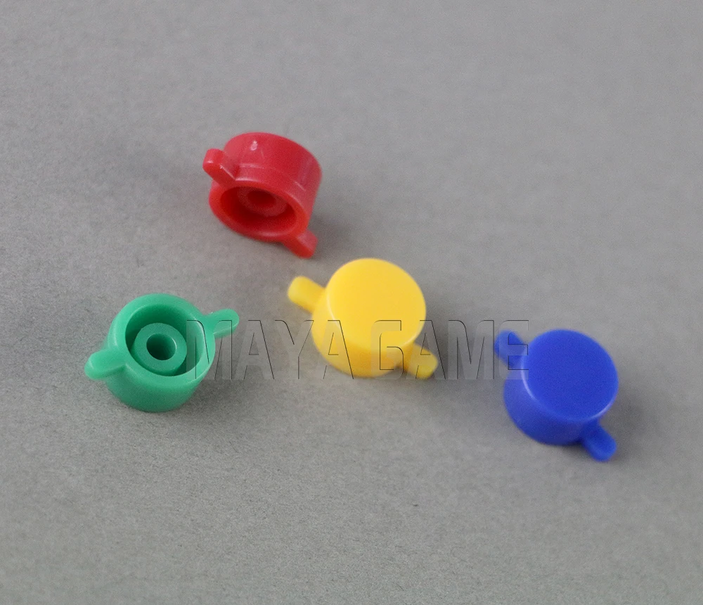 OCGAME 120sets/lot High Quality 4 in 1 set Buttons For SNES Super NES Plastic ABXY Nintendo FC Controller | Электроника