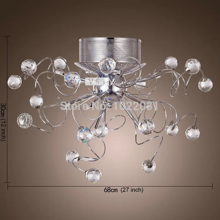 Высококачественная люстра в европейском стиле хрустальная светильник модная