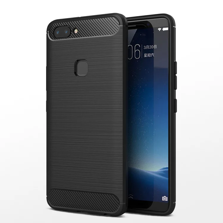 Противоударный мягкий чехол из углеродного волокна для VIVO Nex Y97 Y83 X9 X9S X20 Plus X21i X21 UD