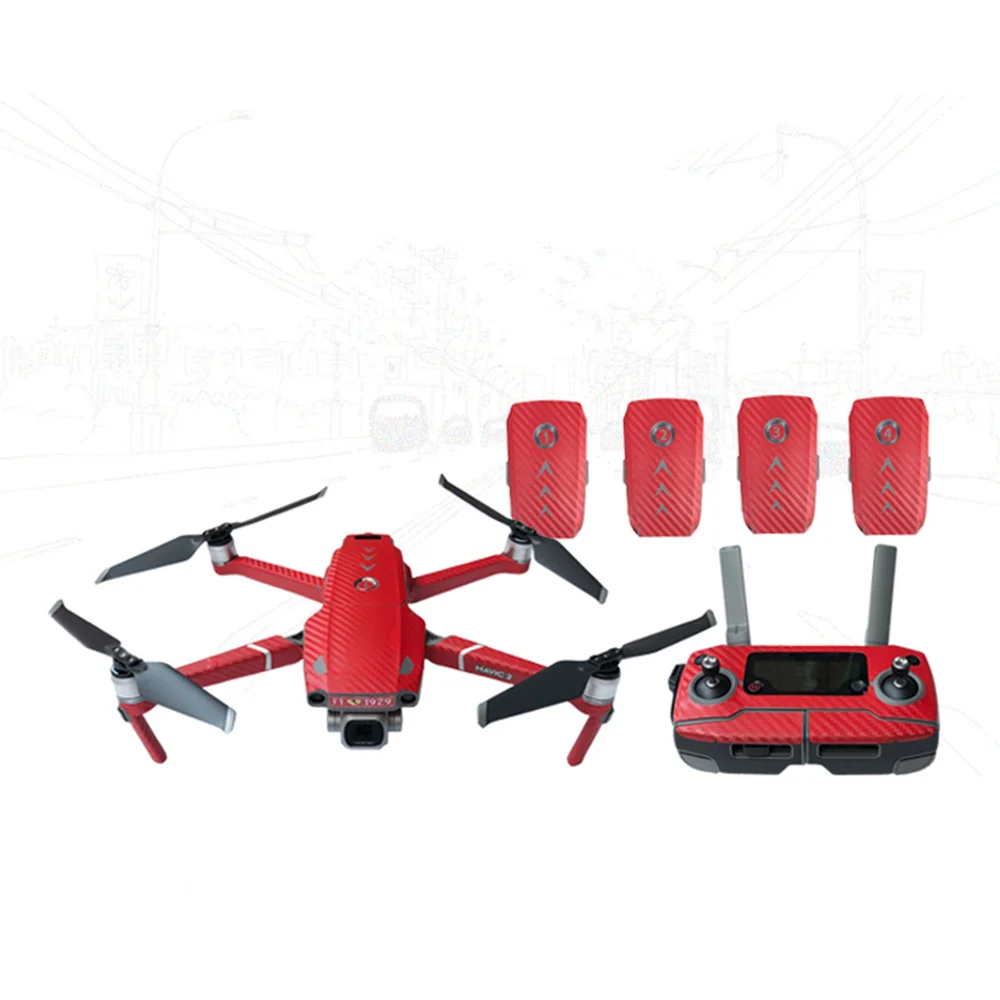 

Waterproof PVC Stickers Decal Skin Cover Wrap Guard for DJI MAVIC 2 Pro Zoom Drone Body Arm Remote Controller Spare Parts