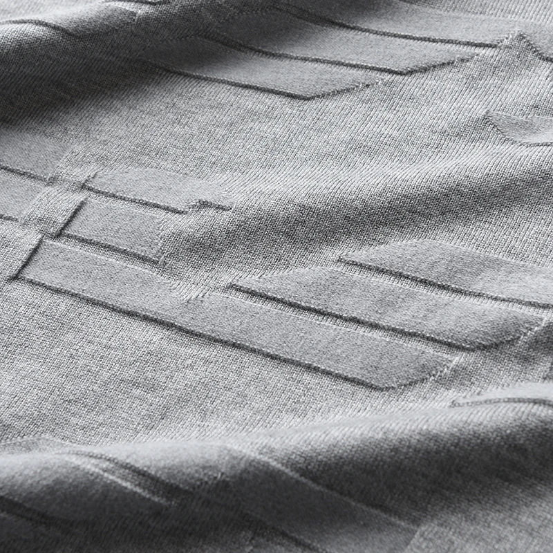 Minglu протектор серые мужские свитера длиной до бедра Сезон весна-осень Новые