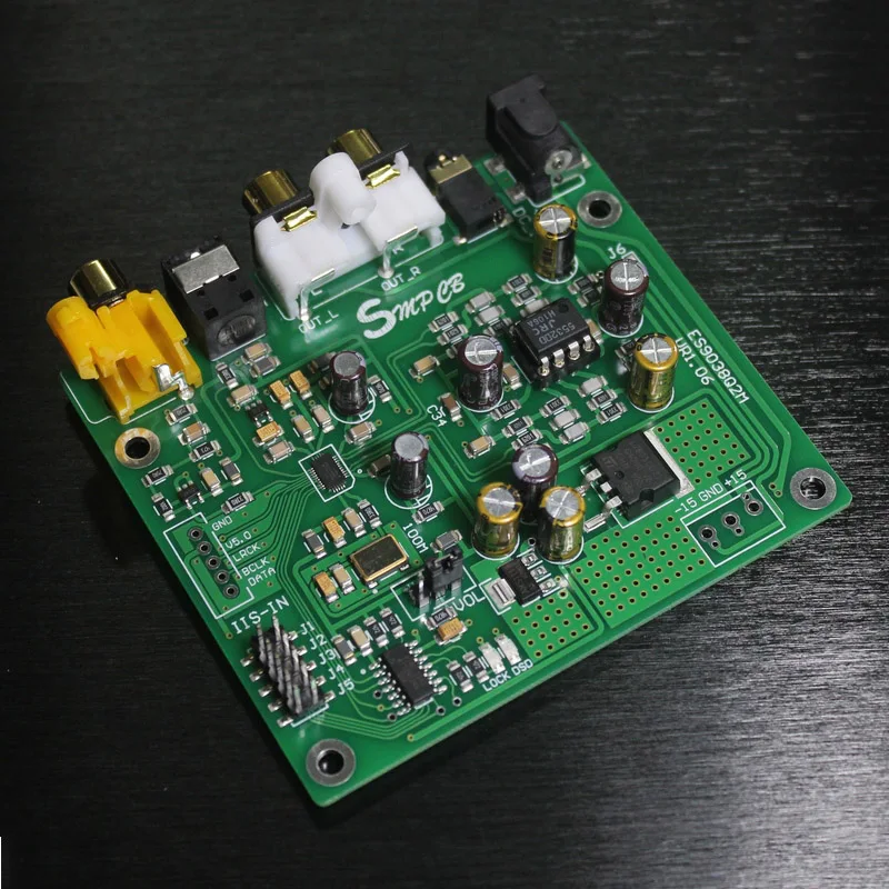 Новый ES9038 Q2M DAC DSD декодер поддержка IIS 384 кГц коаксиальный волоконный DOP для