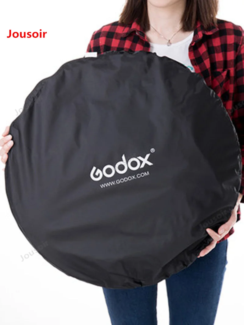 Отражатель для фотосъемки Godox 80*120 см пять в одном Овальный складной портативный