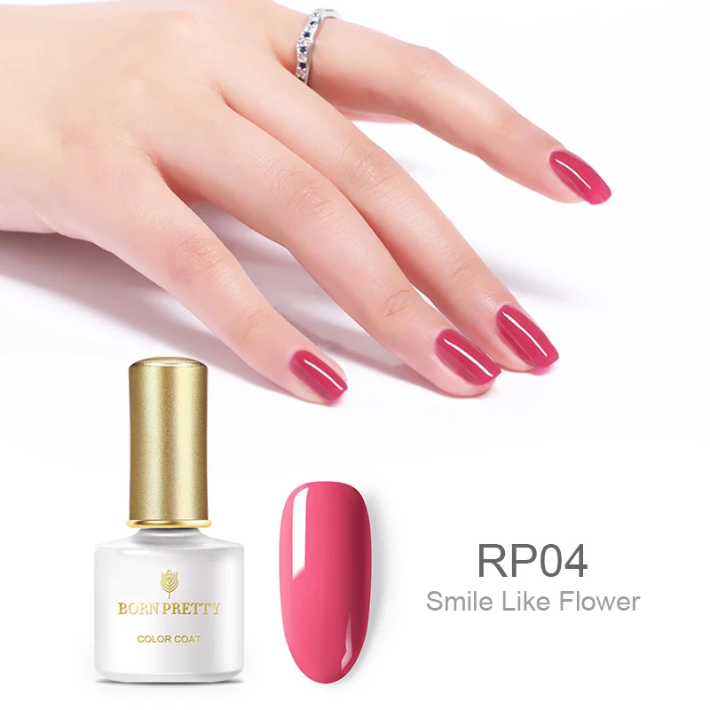 BP-RP04 BORN PRETTY красновато-фиолетовый Гель-лак для ногтей 6 мл чистый цвет ногтей замочить от маникюра УФ-Гель-лак для нейл-арта дизайн - Цвет: BP-RP04