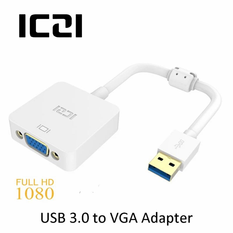 ICZI USB 3 0 на VGA адаптер мужчин и женщин опора для переходника максимальное