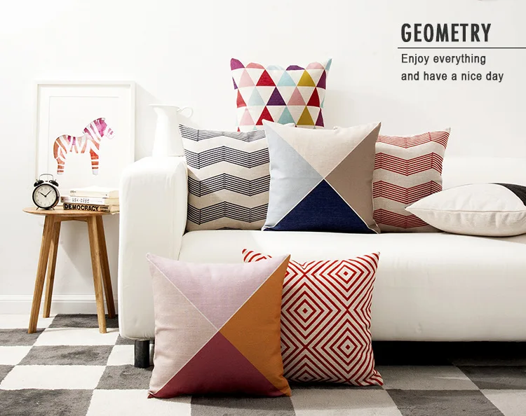 Скандинавский современный минималистичный хит цвет постельное белье с