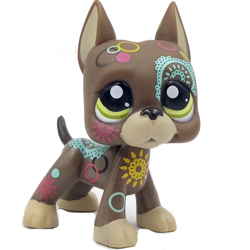 1439 Пет шоп стоячки lps pet shop лпс игрушки редкие кошечку стоячки собаки колли такса рождения Новому Году Подарок pet shop short hair cat original gift toys old rare stanchion dog collie dachshund - Цвет: 1439