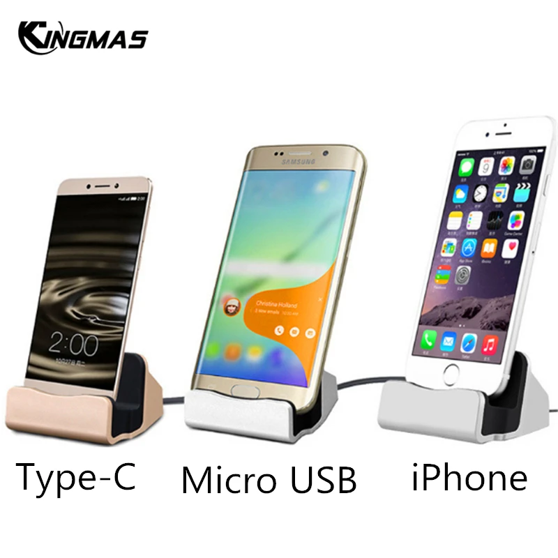 Usb кабель подставка для зарядного устройства Xiaomi Android Type C Samsung S9 Huawei держатель