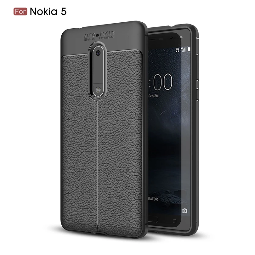 Чехол для Nokia 5 / Nokia5 2 дюйма задняя защитная крышка смартфона Мягкий