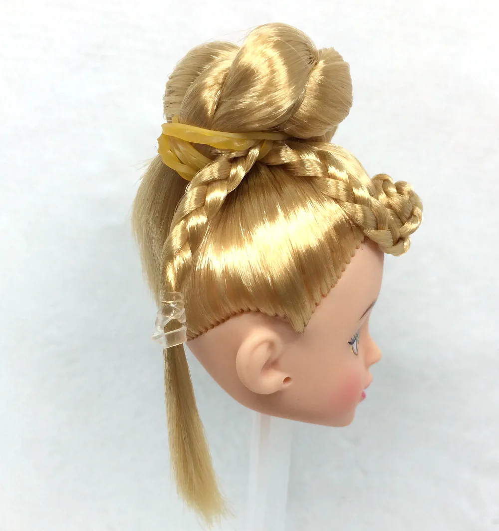 NK One Pcs Doll Fashion Head Golden Hair DIY Accessories For Barbie Kurhn Best Girl' Gift Child Toys 024C | Игрушки и хобби