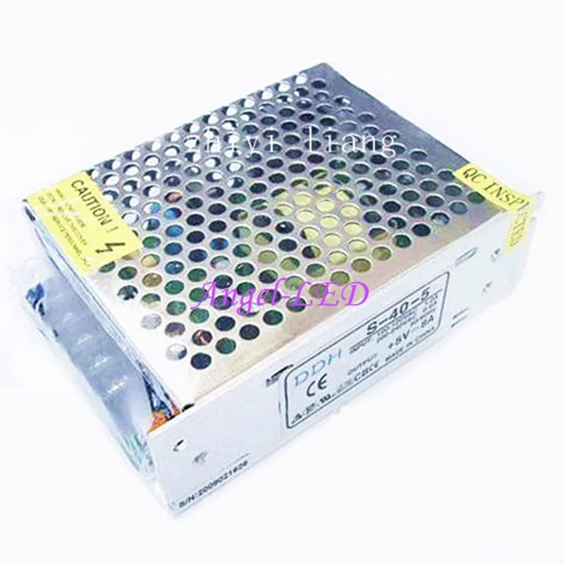 DC5V 2A/3A/4A/5A/6A/8A/10A/12A/20A/30A/40A/60A светодиодный выключатель питания Трансформаторы для WS2812B WS2801 APA102 8806 Светодиодная лента