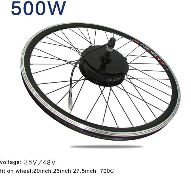 500W36V/48V electrci велосипед мотор комплект модифицированный электрический велосипед комплект E-велосипед аксессуары