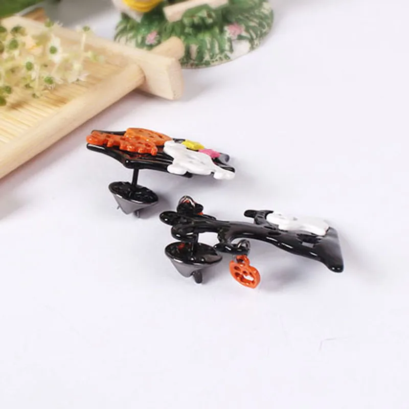 Креативная эмалированная брошь на булавке в виде тыквы паутины спайдермена