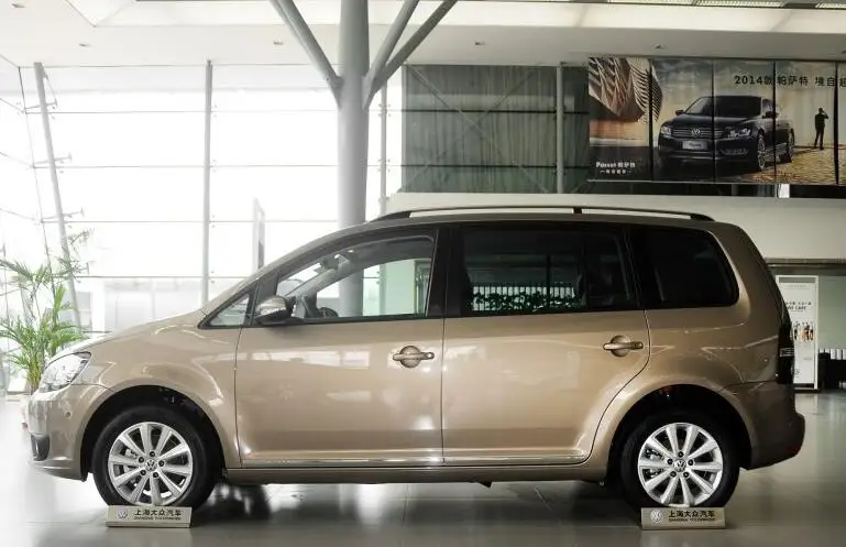 Высокое качество Серебряный OEM Заводской стиль алюминиевая боковая крыша рейка для Volkswagen vw TOURAN 2011