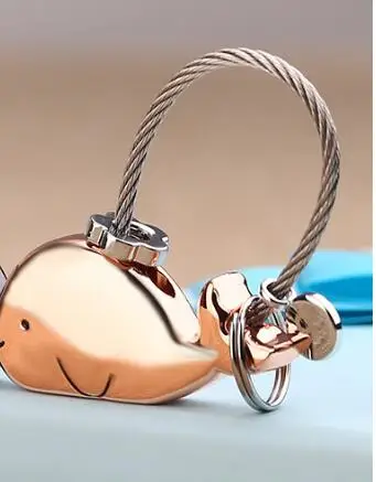 Брелок для ключей креативный 3D брелок влюбленных Кита 50 шт./лот fedex fast женщин