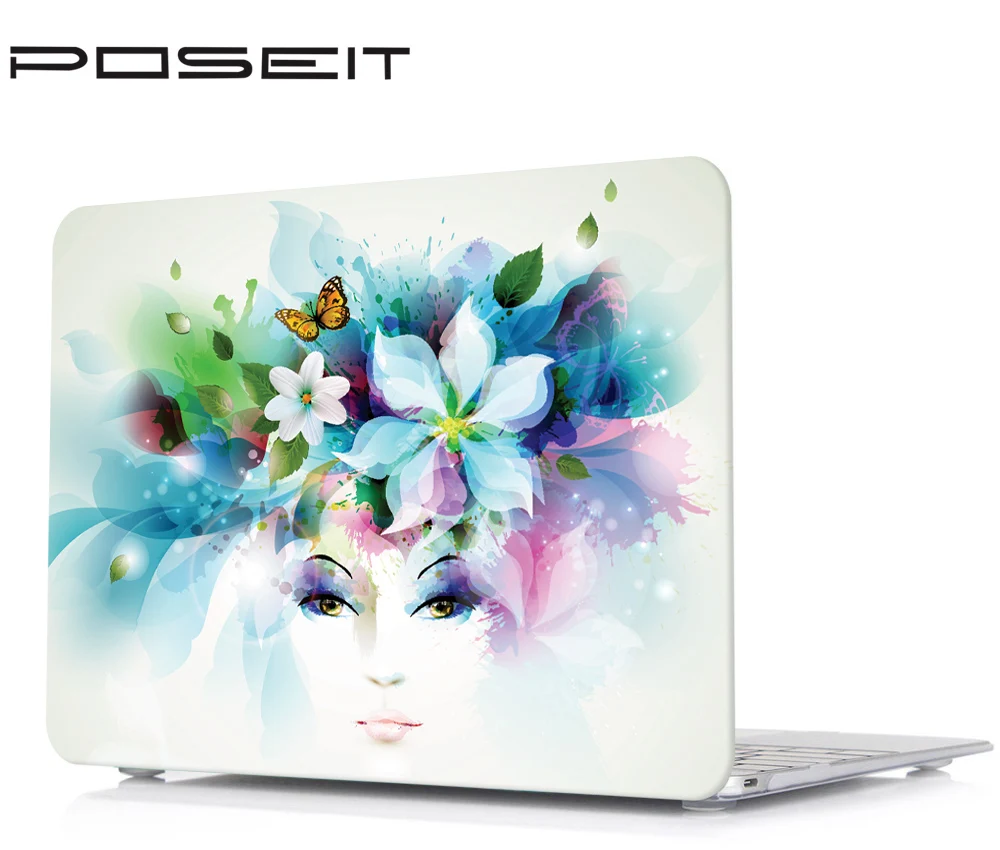 Чехол для ноутбука с деревянным узором + чехол клавиатуры только Macbook Pro 13 дюймов