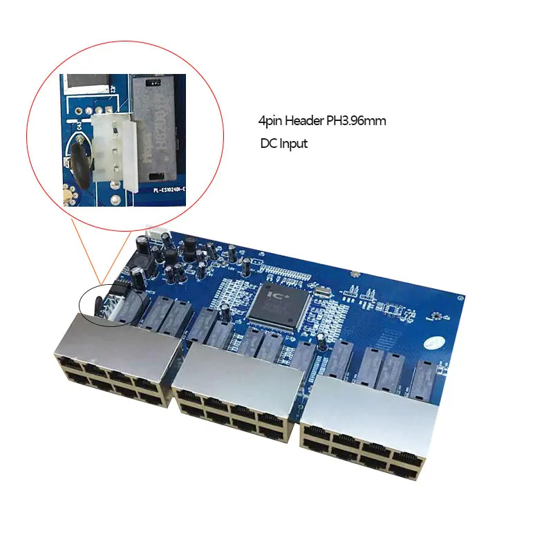 POE инжектор 12V15V18V24V30V36V48V Пассивный poe сетевой ethernet коммутатор 22 порта для wifi точки