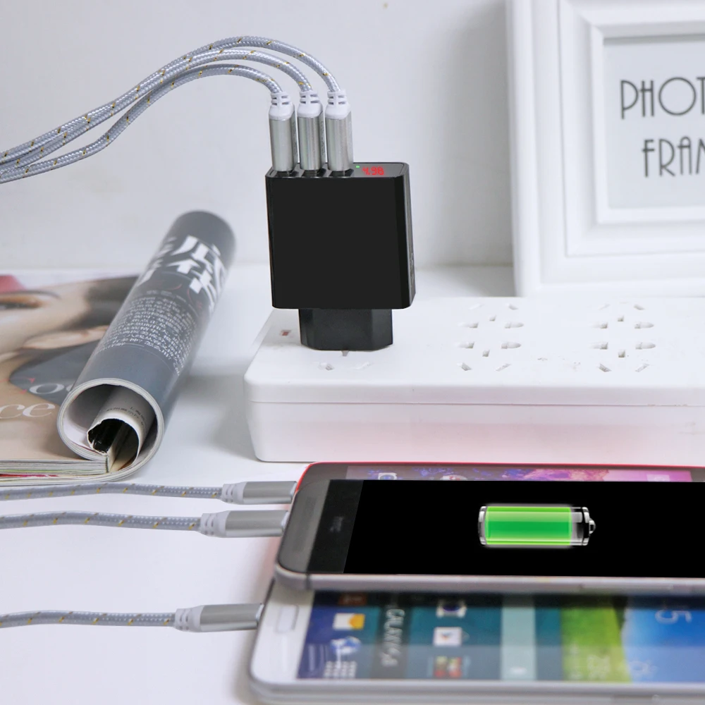 Универсальное зарядное устройство для смартфонов 5 В 3 а с USB портами|wall charger|charger