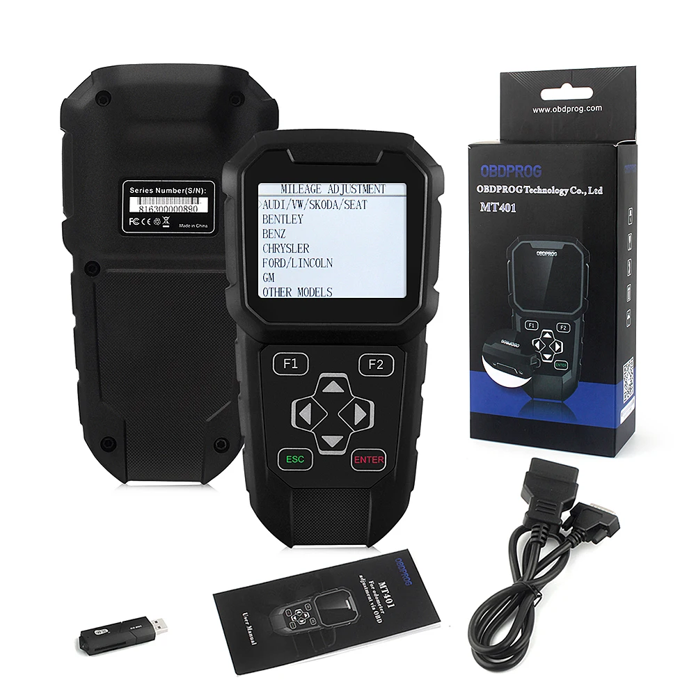 OBDPROG MT401 корректировка пробега коррекция одометра OBD2 автоматический