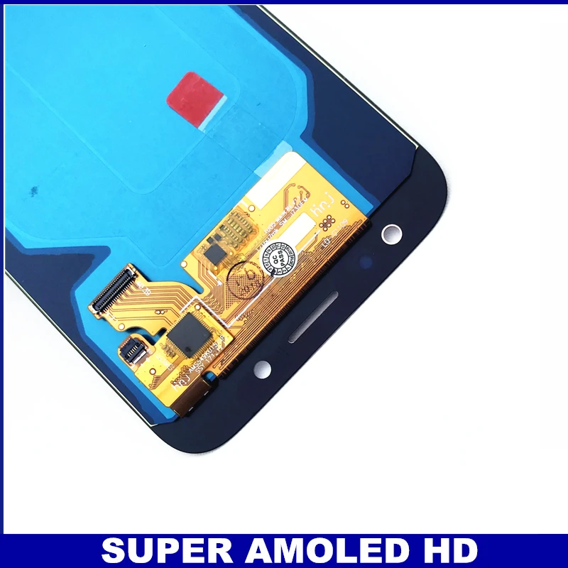 ЖК s Замена для samsung Galaxy J7 Pro J730 J730F ЖК-дисплей сенсорный экран дигитайзер с наклейкой для контроля яркости