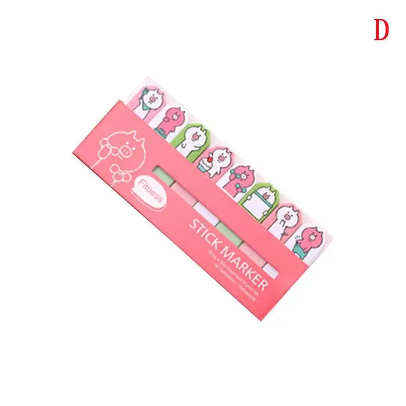 7 цветов Kawaii Япония Закладка Флаги Tab индекс Sticky стикер для заметок блокнот