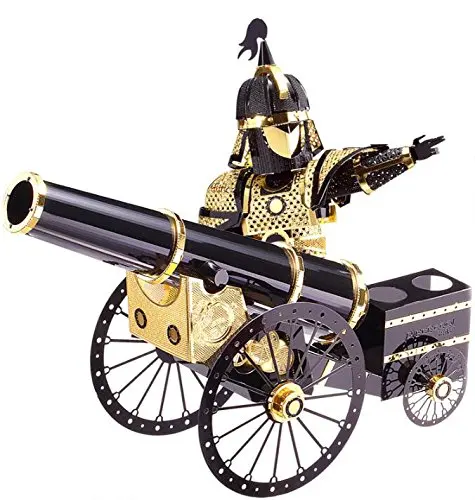 Piececool 3D металлическая головоломка Artilleryman стиль P080 KG DIY модель здания лазерная