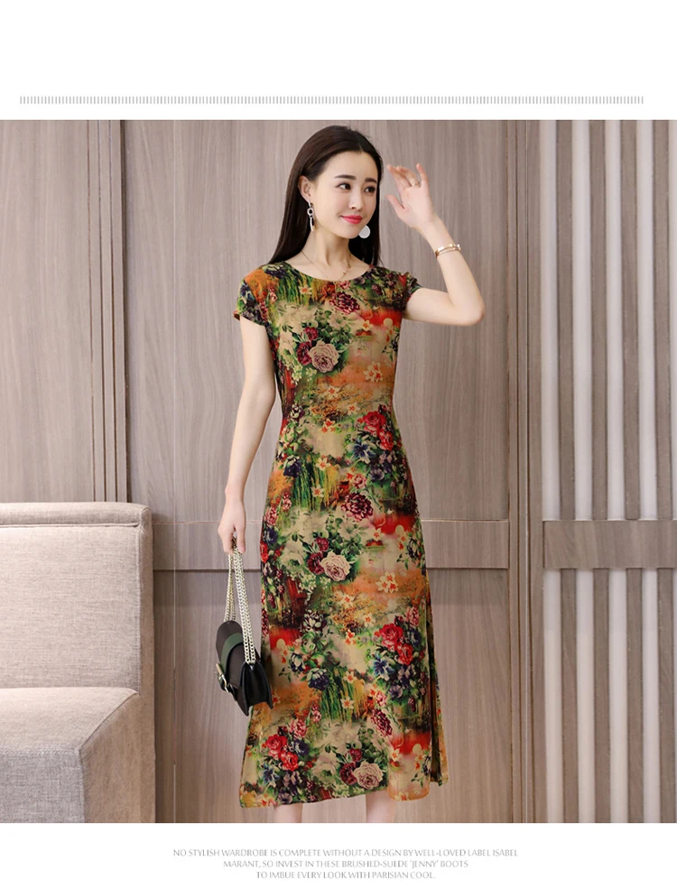 AYUNSUE Robe Ete 2020 женское платье размера плюс платья для женщин 4xl 5xl 6xl длинное с