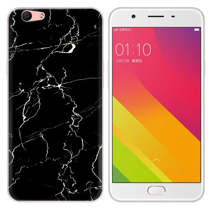 New Style Marble Series Phone Case For Oppo A59 F1S 5.5-inch High Quality Painted TPU Soft Silicone Back Cover Shell | Мобильные