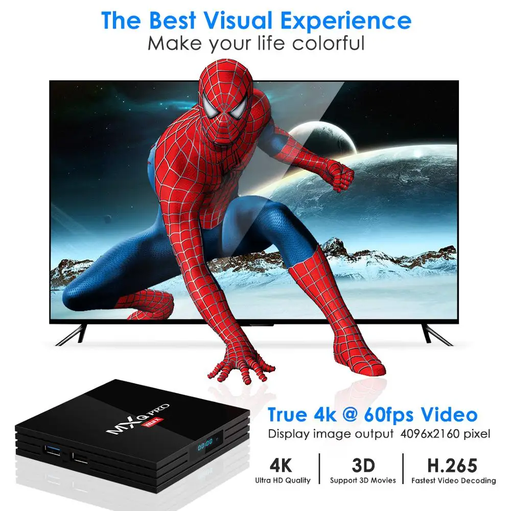 Mxq pro MAX S Bluetooth 4 K Android ТВ коробка 8 1 последняя ГБ 32 RK3228 2 ГГц wifi четырехъядерный смарт