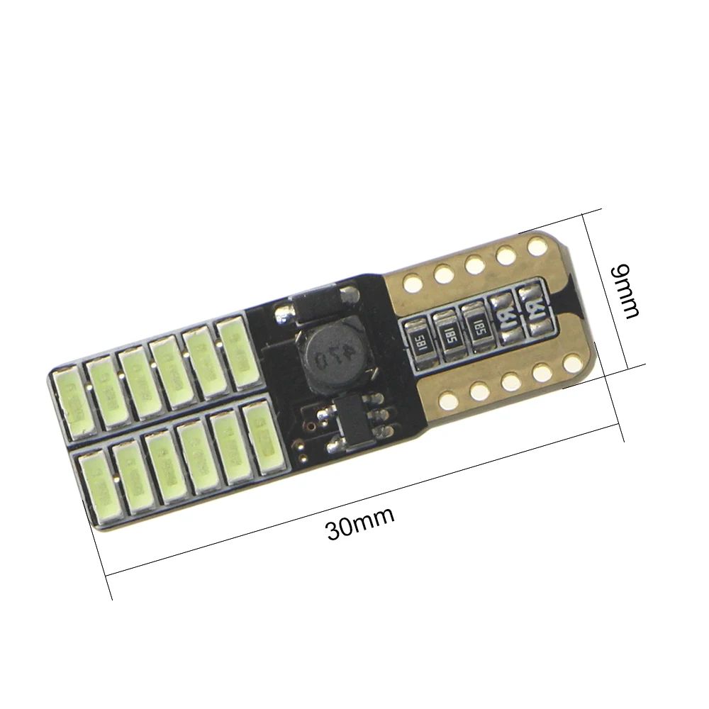 KEIN 4 шт. 24 SMD Canbus без ошибок T10 194 W5W Автомобильные светодиодные боковые габаритные