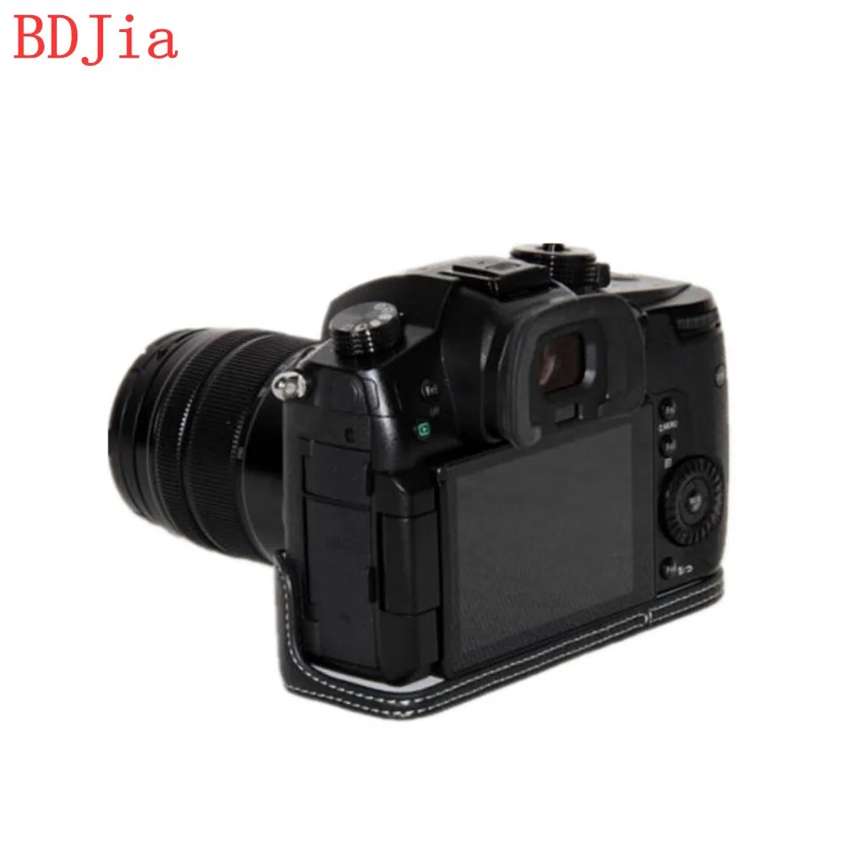 Натуральная Воловья кожа корпуса для половины камеры база Panasonic GH5 с отверстием