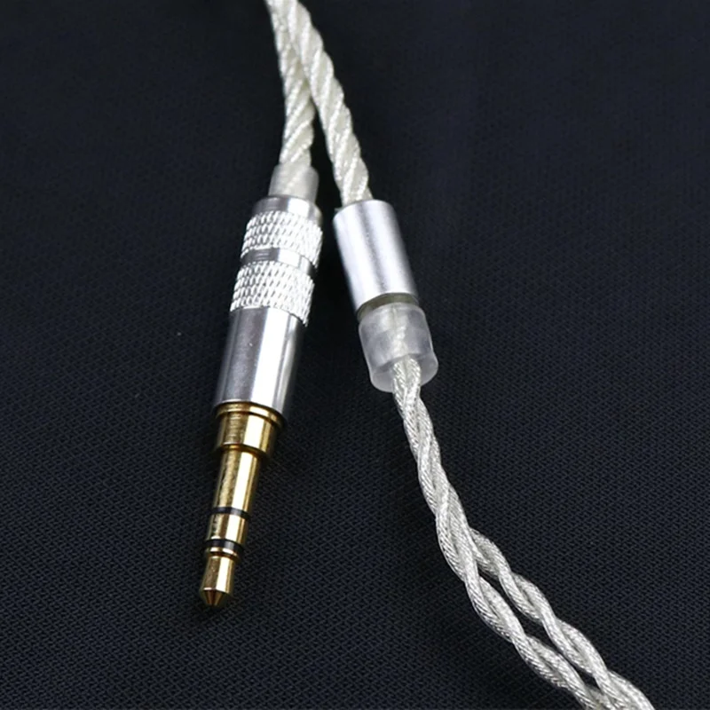 Новый HIFI LZ A6 MMCX кабель 3 5 мм 8 ядерный бескислородный медный с серебряным