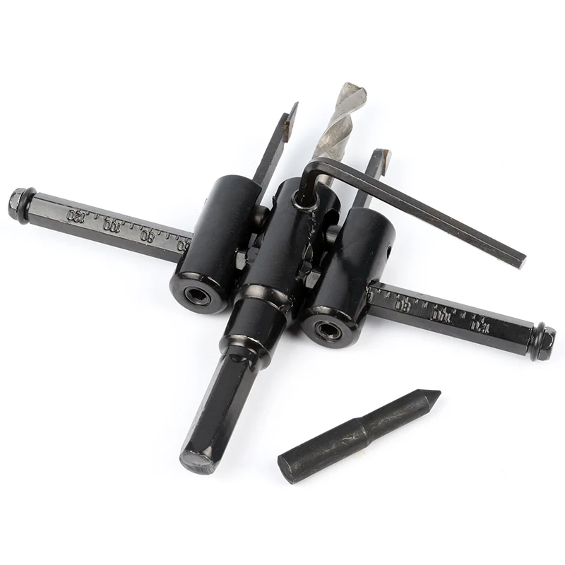 Adjustable Wood Drywall Circle Hole Drill Cutter Bit Saw Use 30-120mm | Инструменты