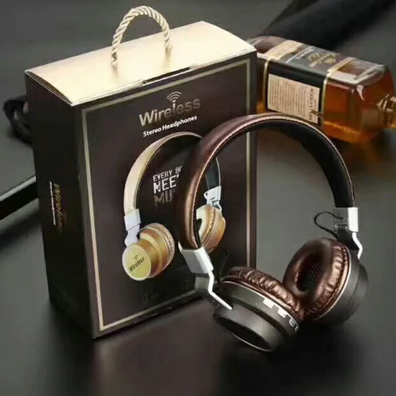

Wired and Wireless Bluetooth Gaming Headphone Headset HIfi Stereo Earphone TF Card MP3 Function and Microphone
