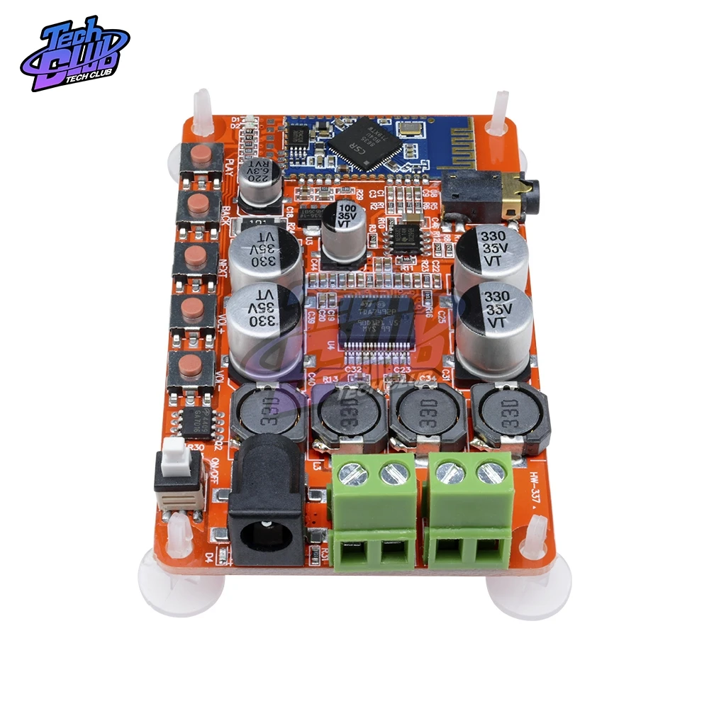 TDA7492P 50 Вт + Bluetooth 4 0 беспроводной цифровой аудиоприемник Плата усилителя Hi-Fi Amp