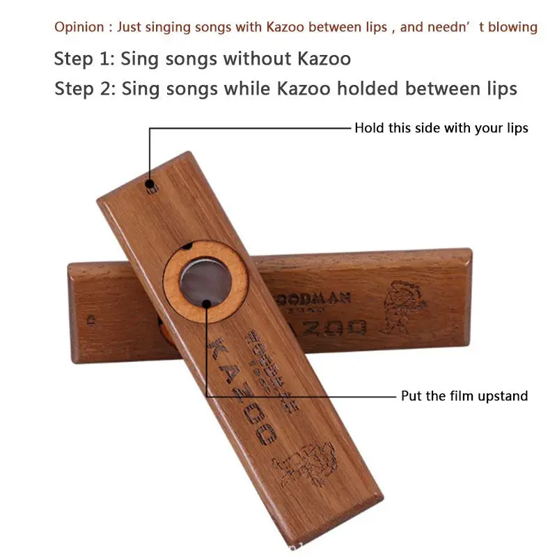 Детская деревянная гармоника Kazoo музыкальный инструмент Гавайская гитара