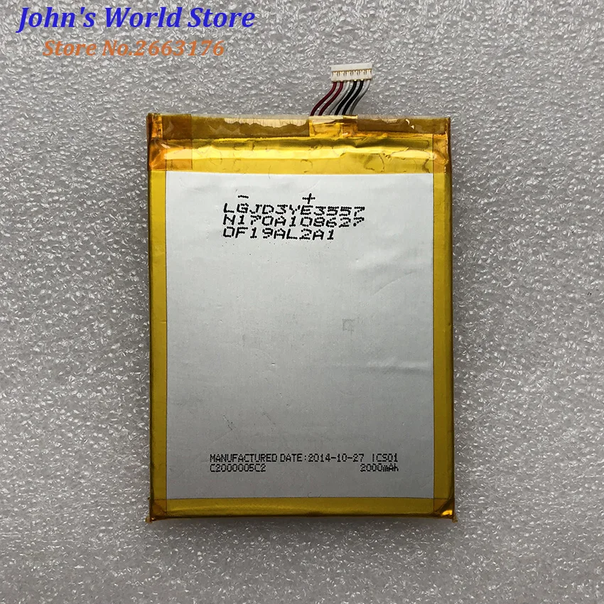 Оригинальный аккумулятор TLP020C1 TLP020C2 2000 мАч для смартфона Alcatel Idol x1s 6034R S950 x 6037y 6040x6032