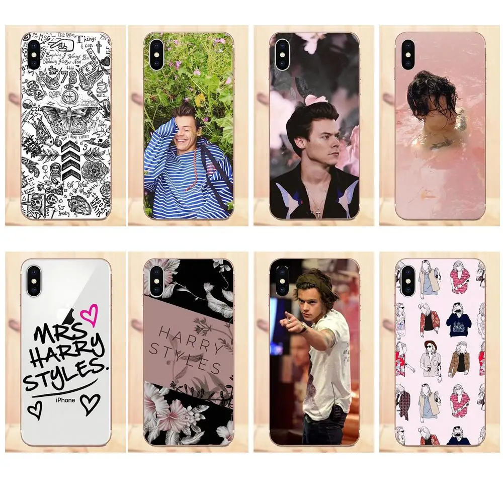 Мягкий силиконовый прозрачный чехол из ТПУ для Apple iPhone 4 4S 5 5C 5S SE 6 6S 7 8 Plus X Fashion One