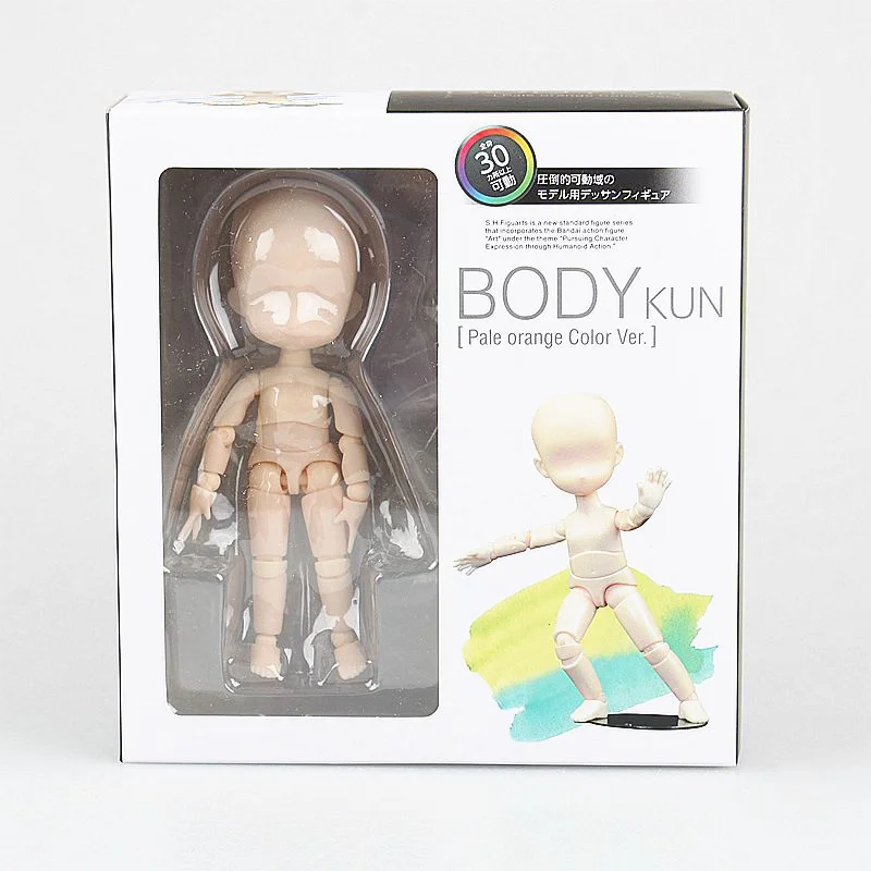 Многофункциональные подвижные фигурки SHFiguarts BODY KUN/BODY CHAN серый/оранжевый цвет Ver ПВХ фигурка Коллекционная модель игрушки - Цвет: Child ver